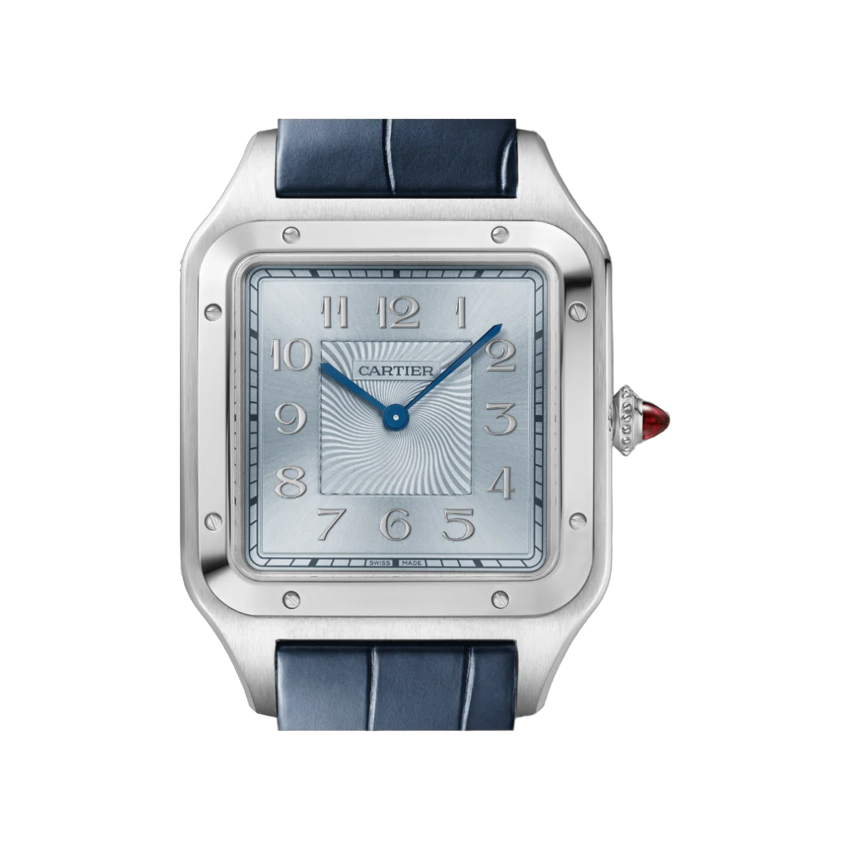 Cartier Santos Dumont CRWGSA0048 Platinum 46mm Blue Dial Mens Watch – additional product photo 4