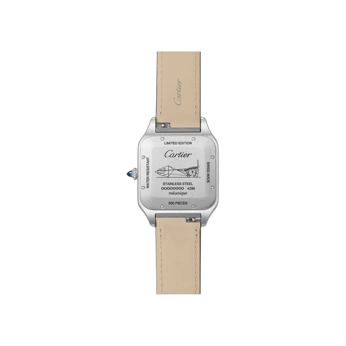 Cartier Santos Dumont W2SA0025 Steel & Rose Gold 33.9mm Salmon Dial Limited Edition Men's Watch – additional product photo 4