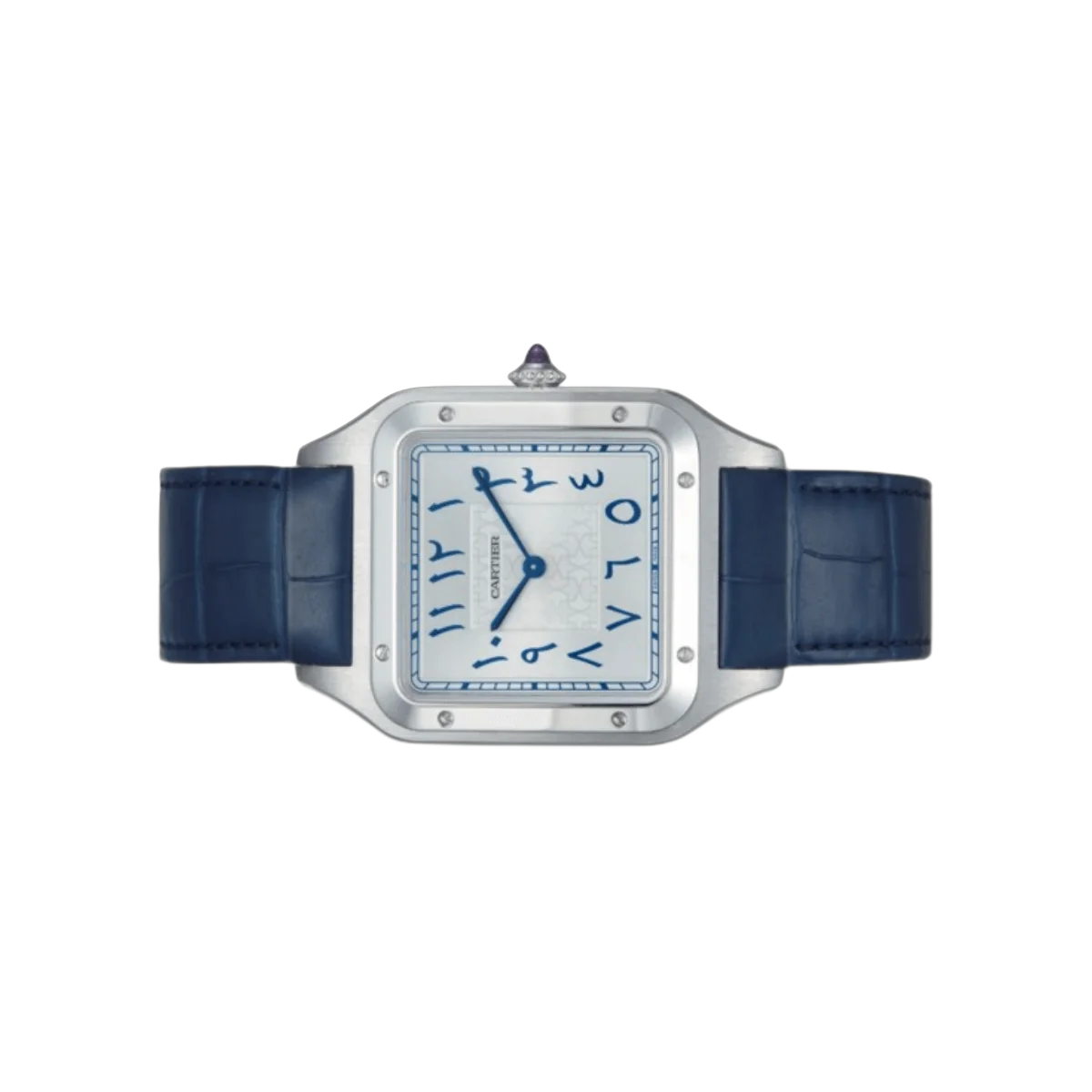 Cartier Santos Dumont WGSA0086 Middle East Edition 200 Pieces Platinum 46mm Silver Dial Mens Watch – additional product photo 2