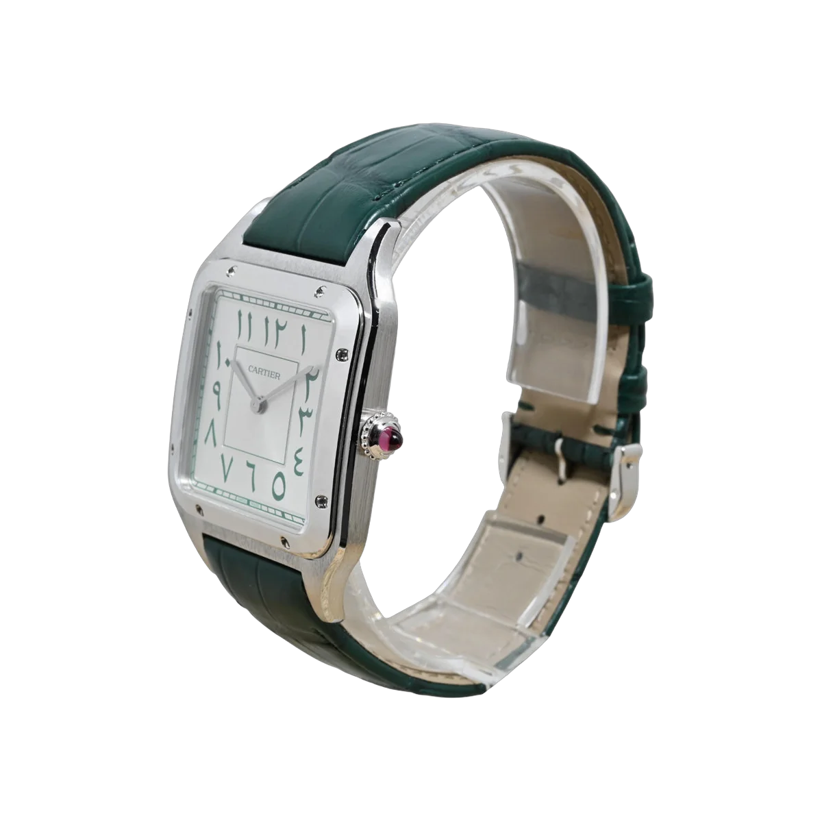 Cartier Santos Dumont XL WGSA0060 Platinum Middle East Limited Edition 46.6mm Silver Dial Men's Watch – additional product photo 2