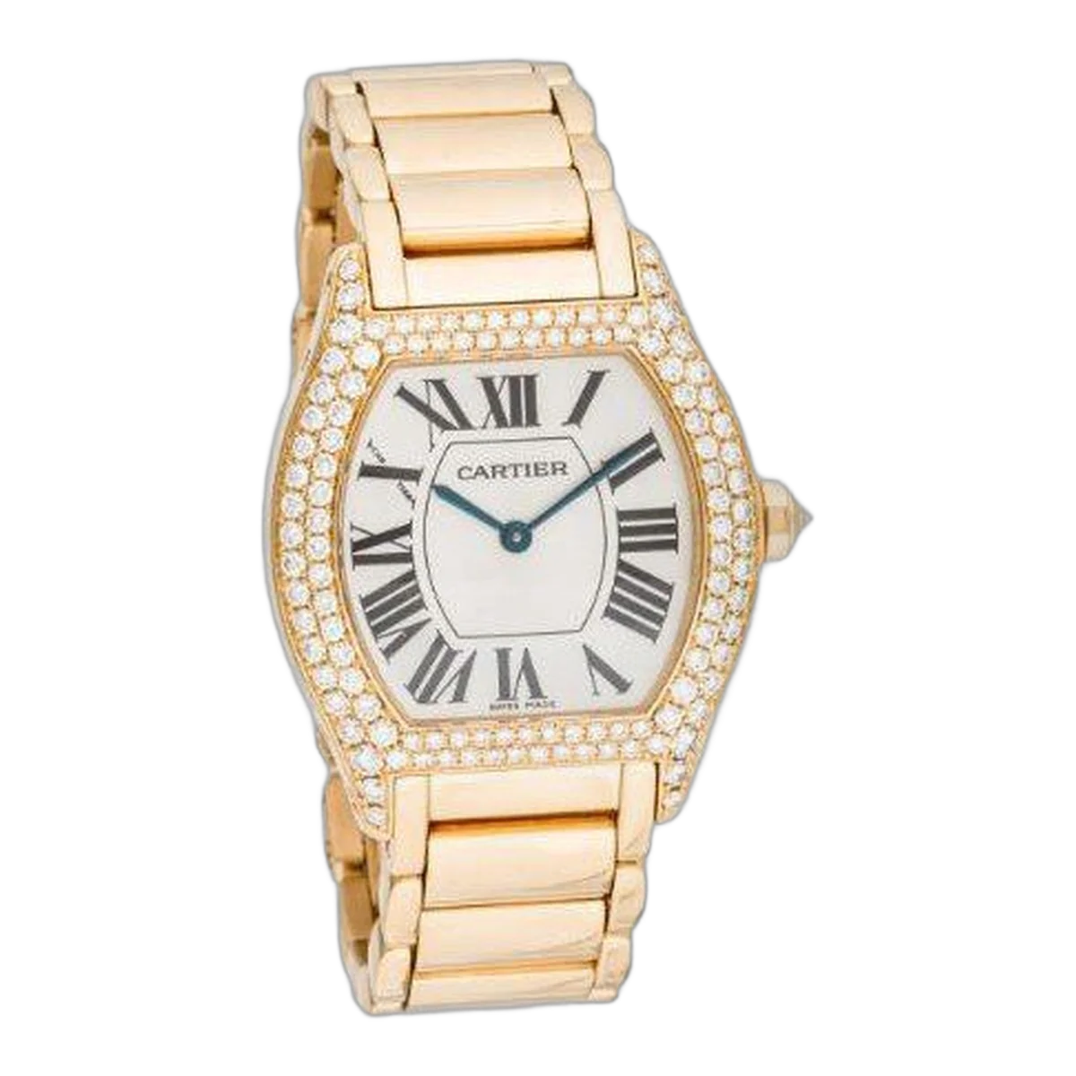 Cartier Tortue 28.5Mm 18Kt Yellow Gold Ladies Watch