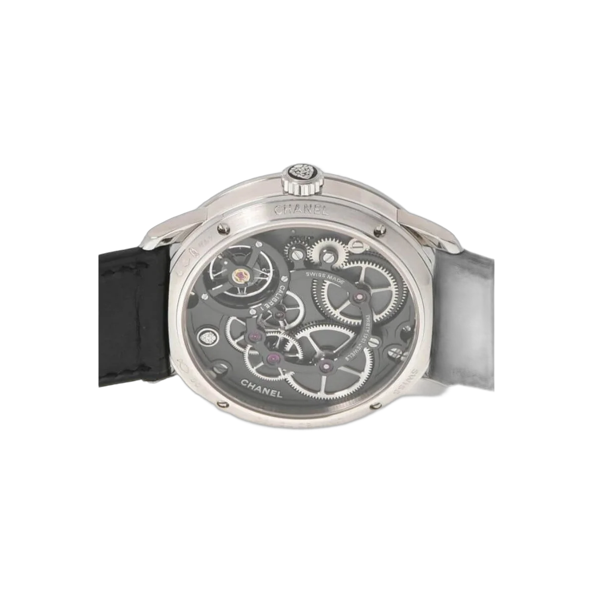 Chanel Messhe Du H6597 PT/Leather Black Dial A Rank Ginzo – additional product photo 2