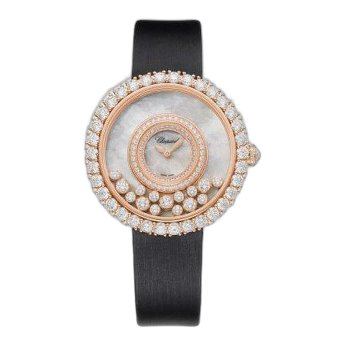 Chopard Happy Diamonds 18Kt Rose Gold 36Mm Ladies Watch