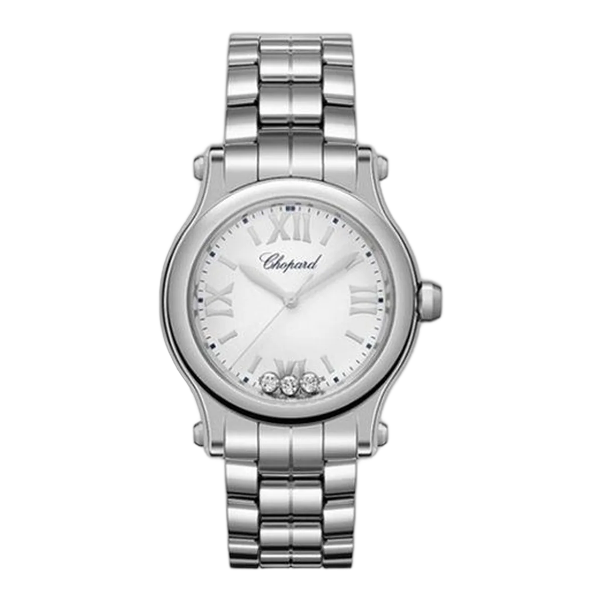 Chopard Happy Sport Quartz White Dial Ladies Watch Ref. 278590-3002
