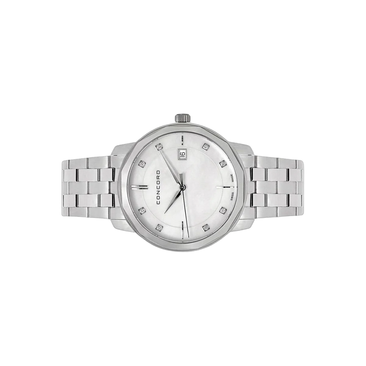 Concord Bennington 0320484 Quartz Silver Diamond Dial 40mm Men's Watch – additional product photo 2