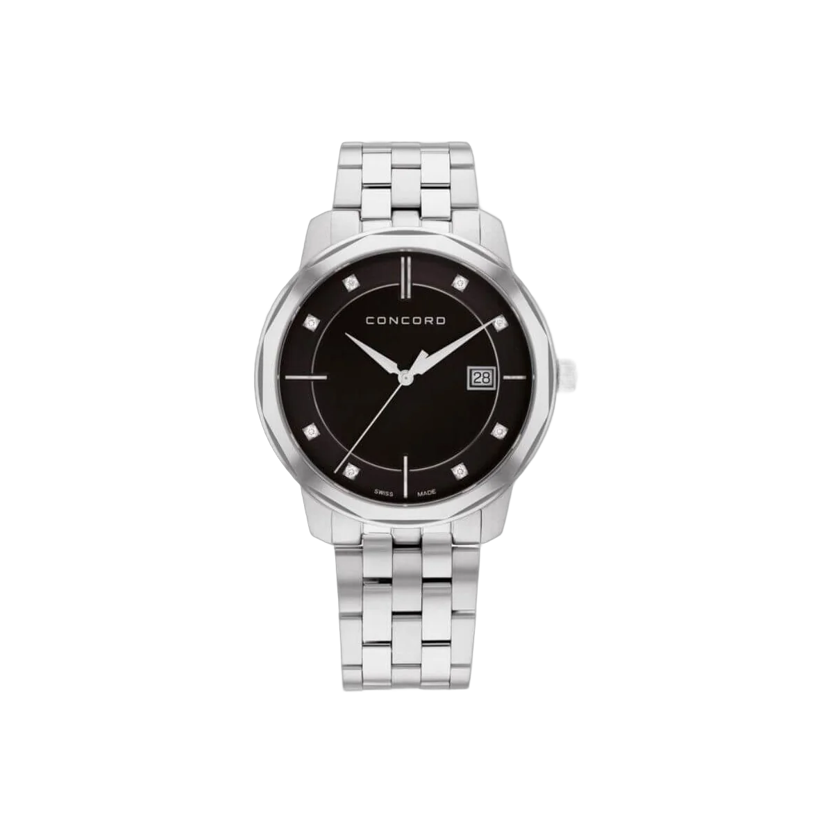 Concord Bennington 0320485 Quartz Black Diamond Dial 40mm Men's Watch