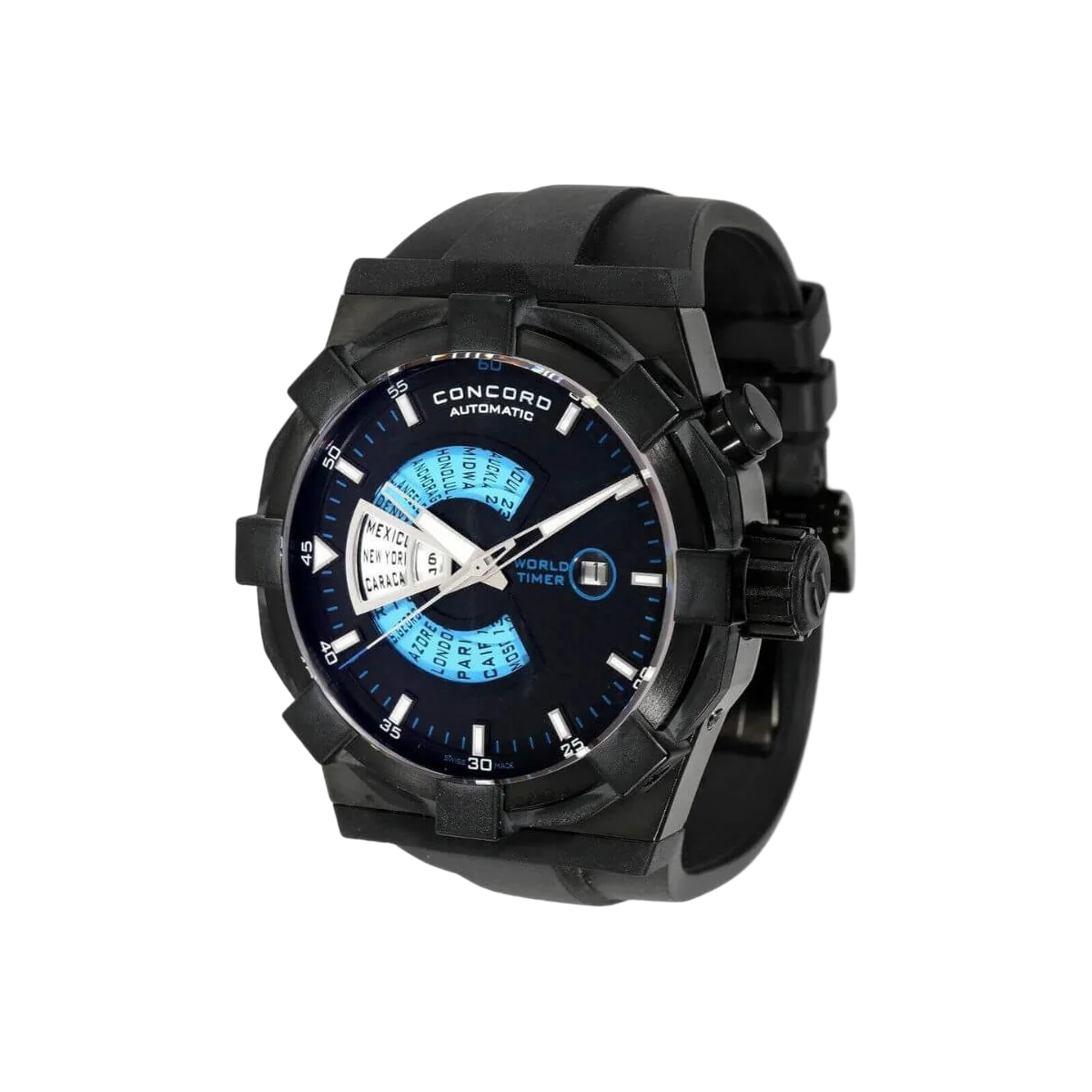 Concord C1 0320048 World-timer Automatic DLC Steel 47mm