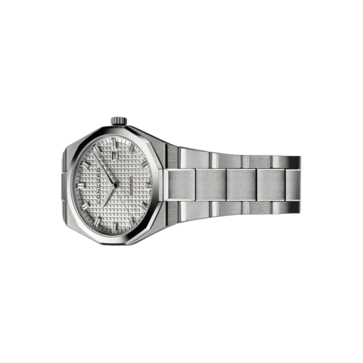 Concord Mariner 0320376 Quartz Silver Stamped Pattern Dial 41mm Men's Watch – additional product photo 2