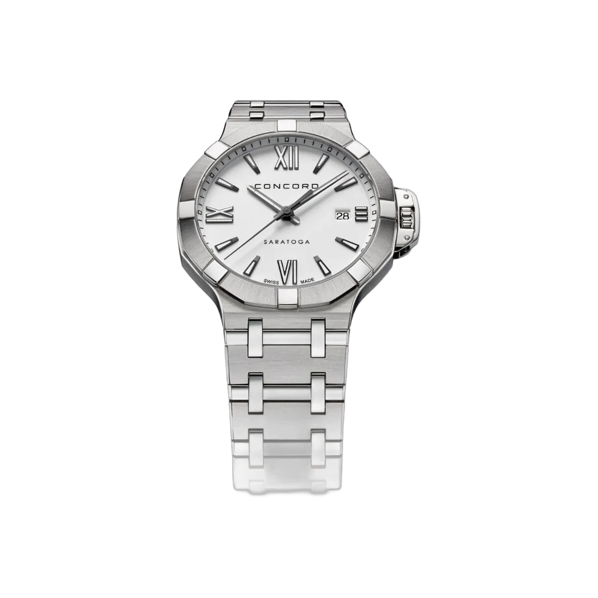 Concord Saratoga 0320434 Quartz White Dial 40mm Men's Watch