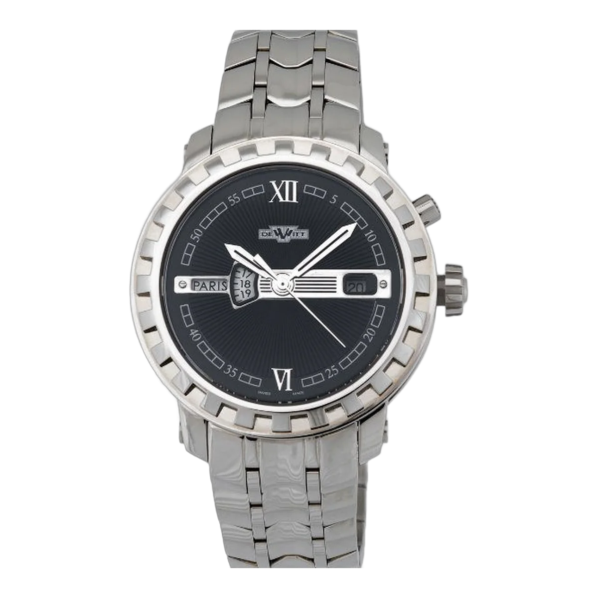 Dewitt Limited Edition New Academia Hora Mundi Automatic Men's Watch