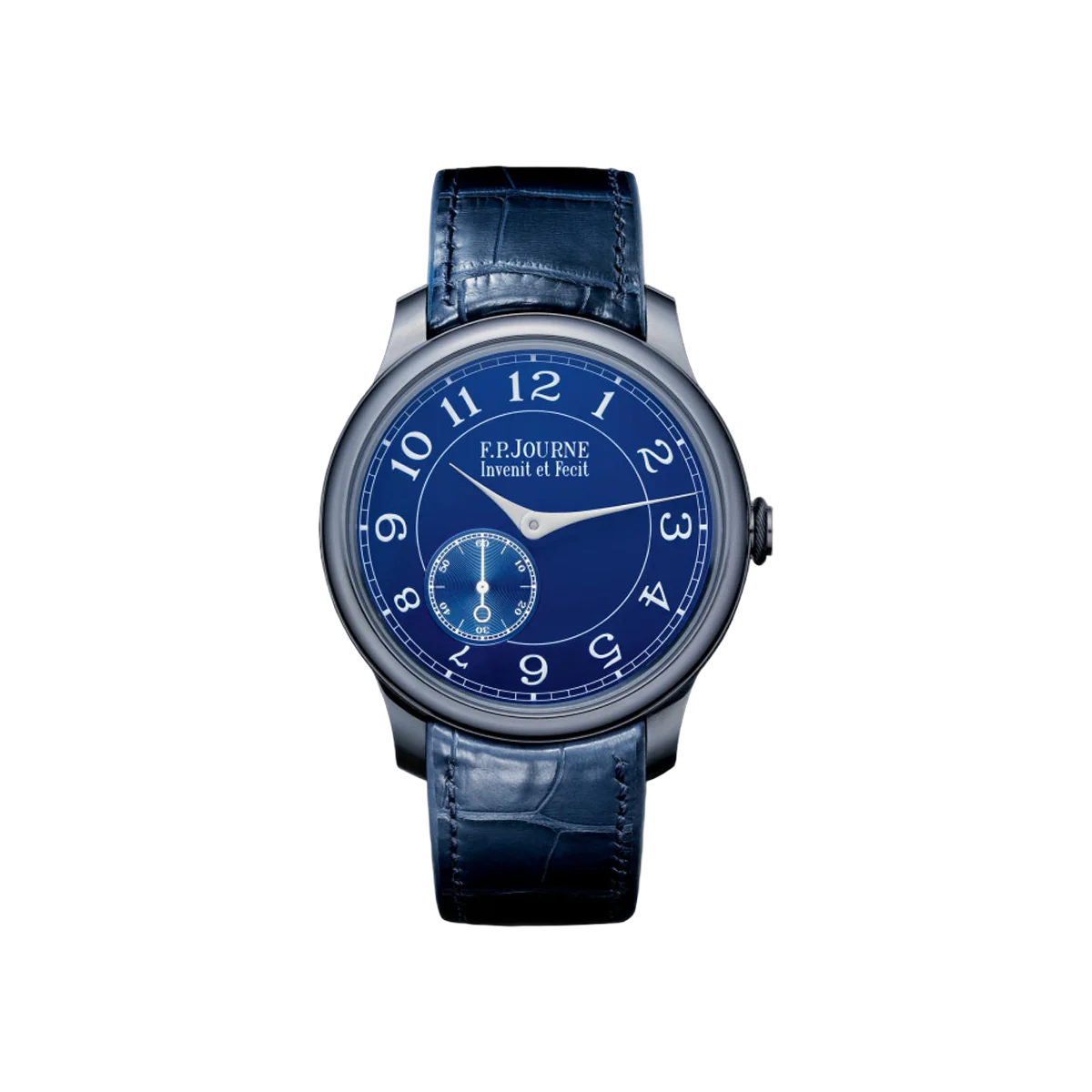 F.P. Journe Chronomètre Bleu Ref. CB Tantalum 39mm Chrome Blue Dial Men's Watch
