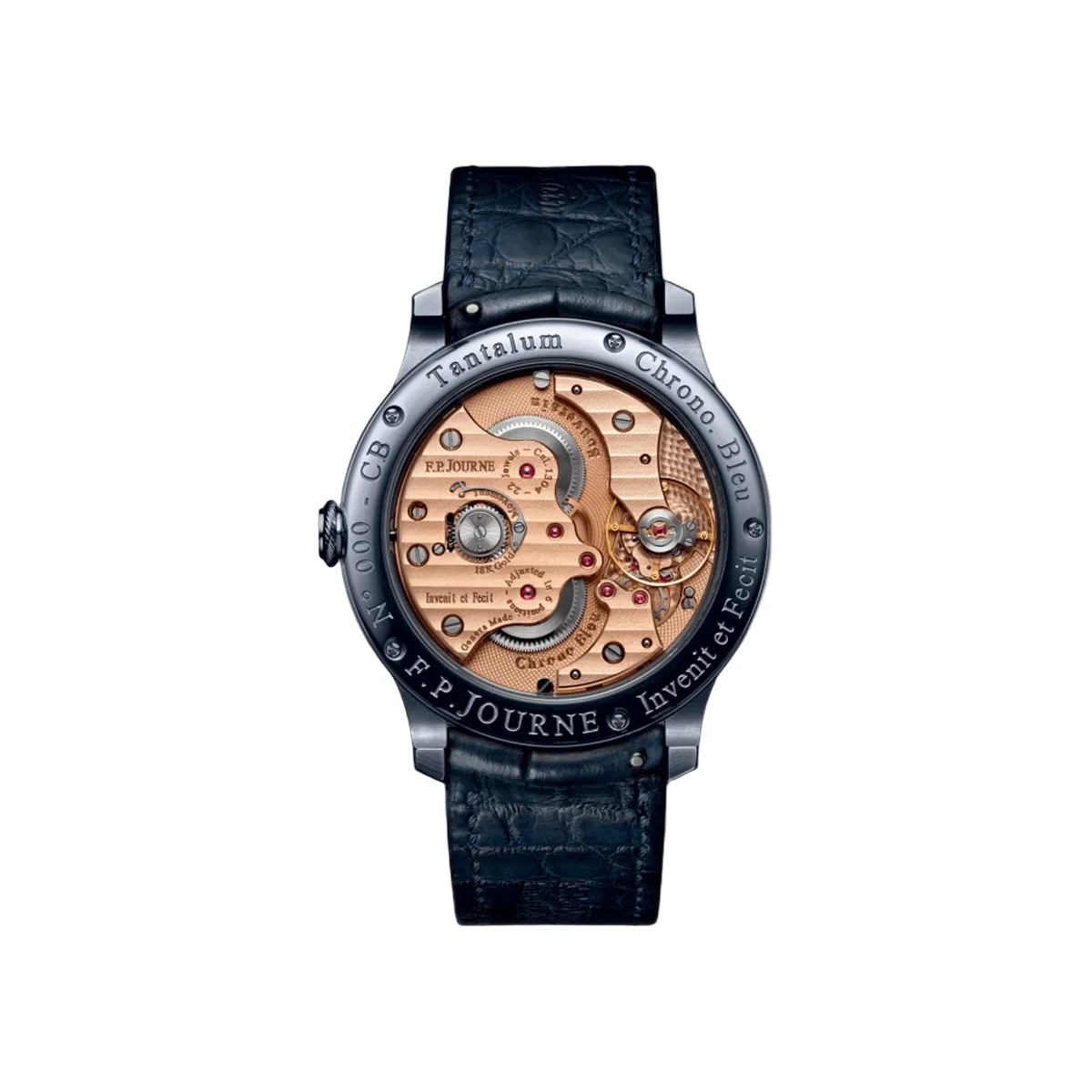 F.P. Journe Chronomètre Bleu Ref. CB Tantalum 39mm Chrome Blue Dial Men's Watch – additional product photo 2