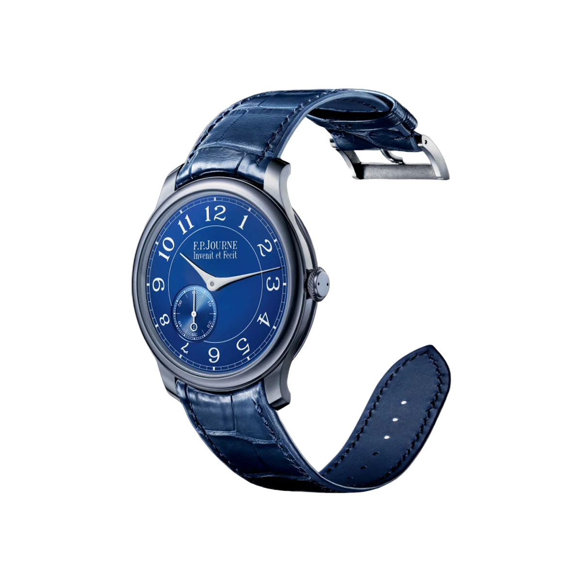 F.P. Journe Chronomètre Bleu Ref. CB Tantalum 39mm Chrome Blue Dial Men's Watch – additional product photo 3