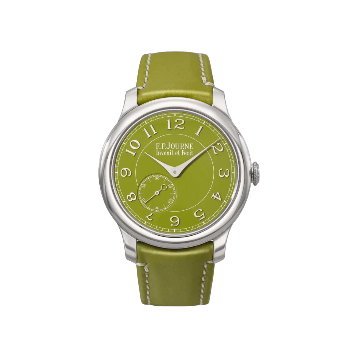 F.P. Journe Chronomètre Souverain CSD Calibre 1304 Dubai Boutique Edition 40 mm Platinum Case Green dial Mens Watch