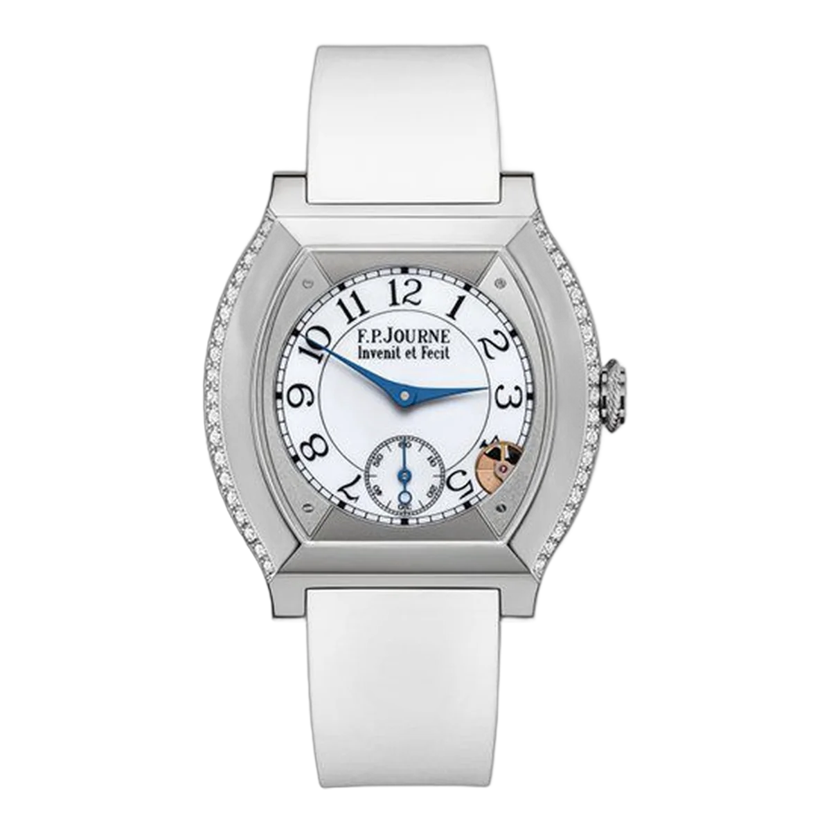 F.P Journe Elegante Titanium 2 Rows Of Diamonds