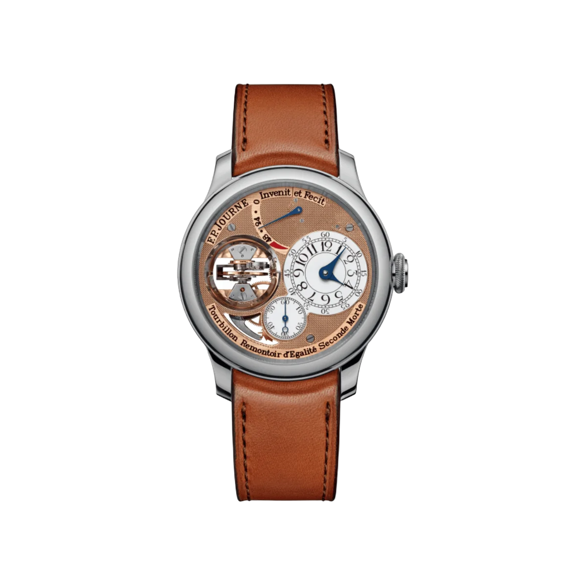 F.P. Journe Tourbillon Souverain TV 1519 Platinum 20th Anniversary 42mm Brown Dial Mens Watch