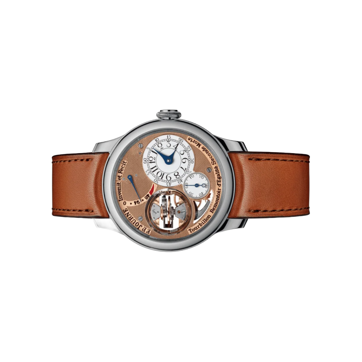 F.P. Journe Tourbillon Souverain TV 1519 Platinum 20th Anniversary 42mm Brown Dial Mens Watch – additional product photo 3