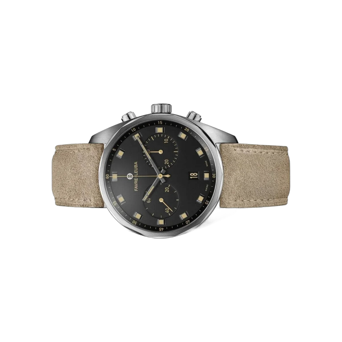 Fave-Leuba Sky Chief 00.10202.08.10.48 Chronograph Automatic Black Dial – additional product photo 4