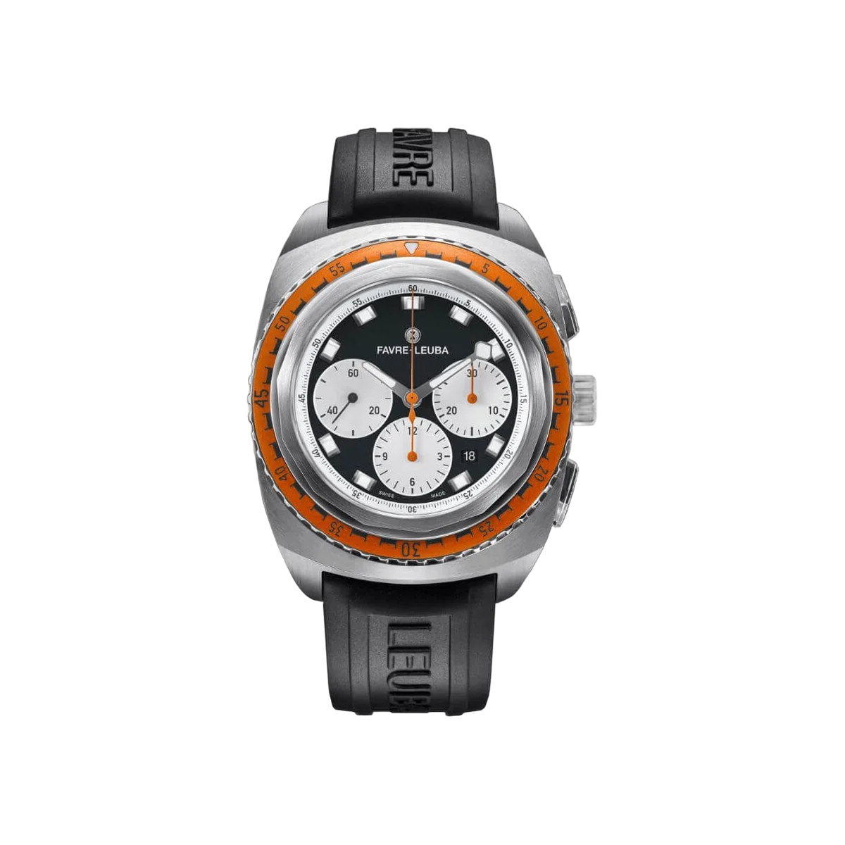 Favre-Leuba Raider Sea Sky 00.10103.08.13.31 Chronograph Automatic Black And White Dial