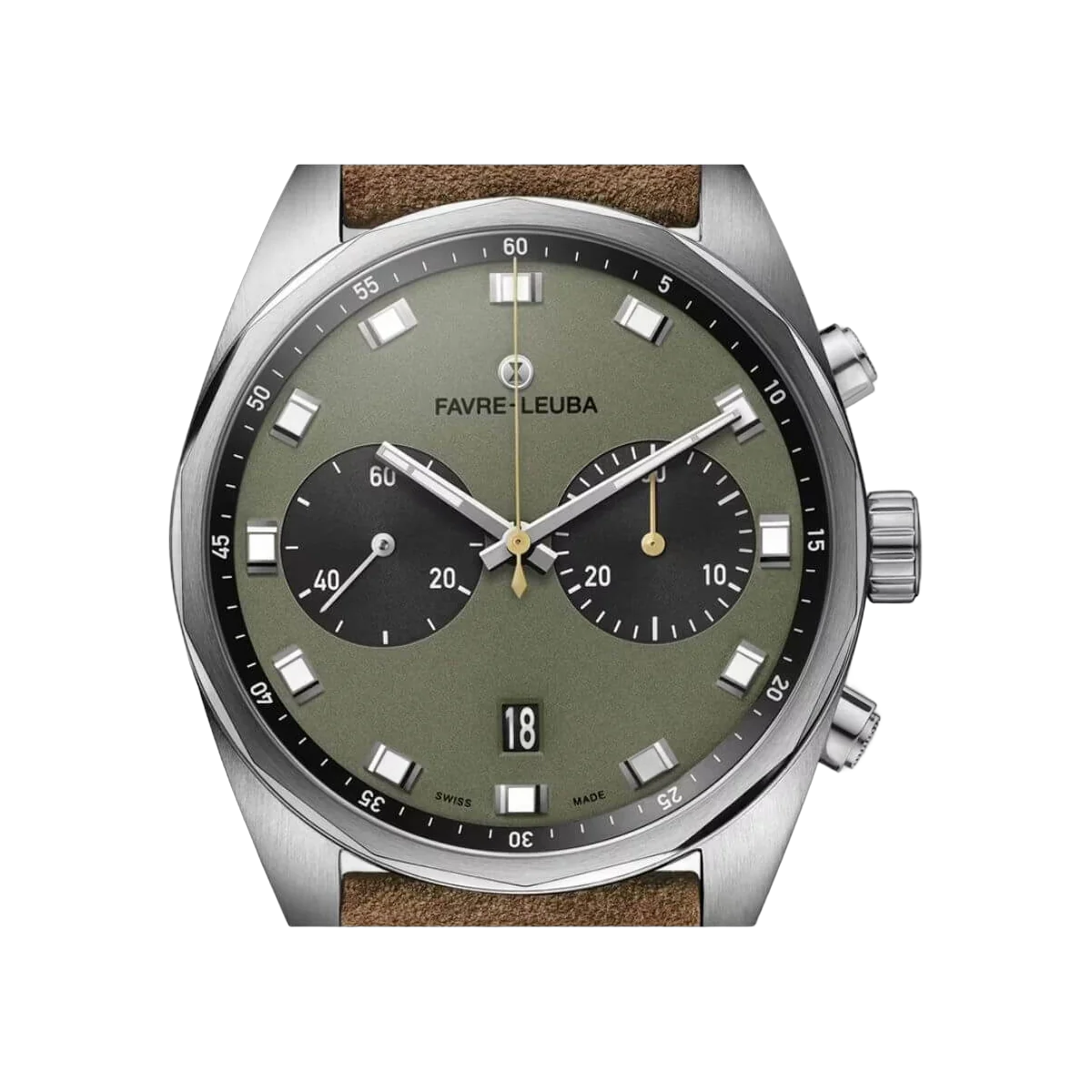 Favre-Leuba Sky Chief 00.10202.08.27.50 Chronograph Automatic Green Dial – additional product photo 8