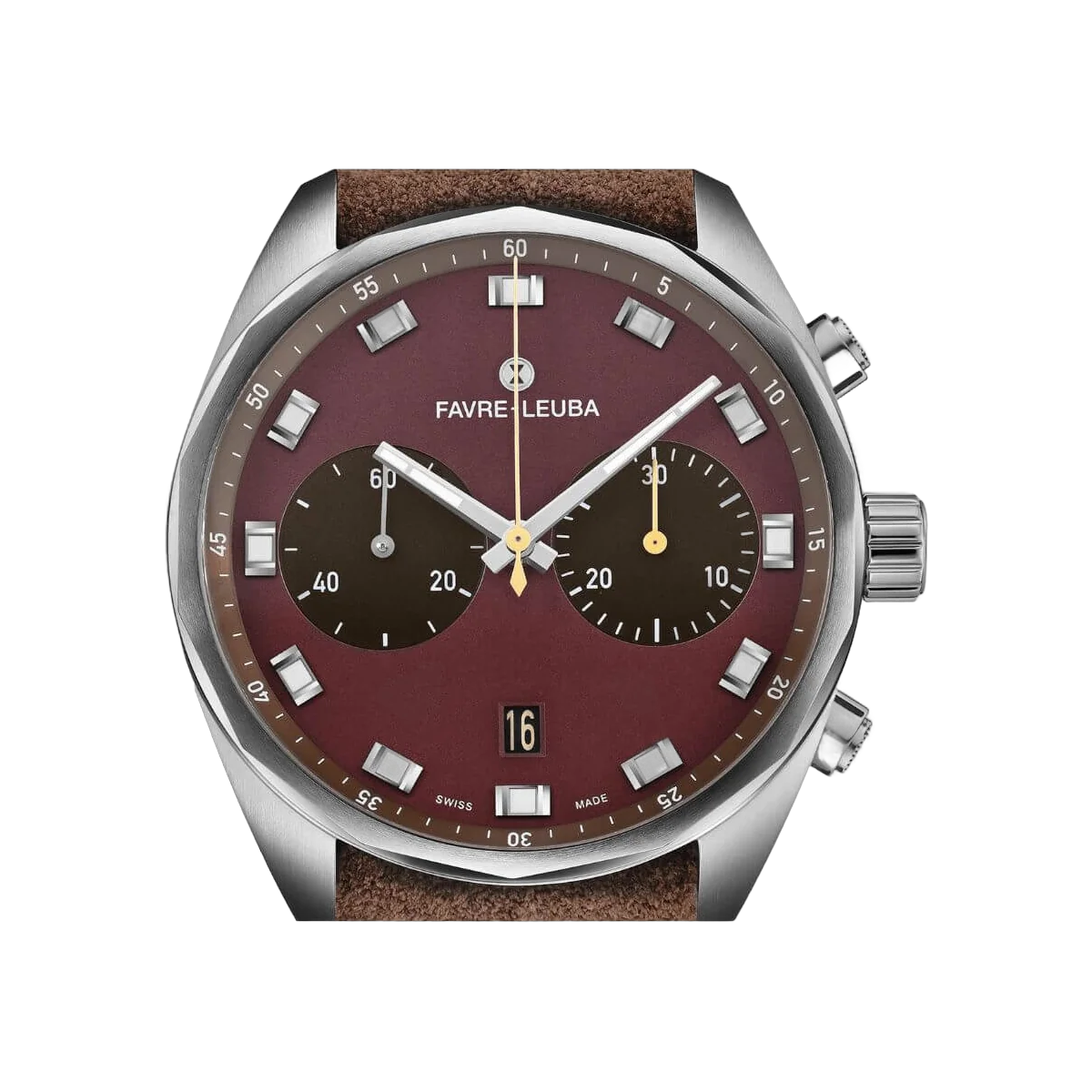 Favre-Leuba Sky Chief 00.10202.08.35.47 Chronograph Burgundy Dial – additional product photo 4
