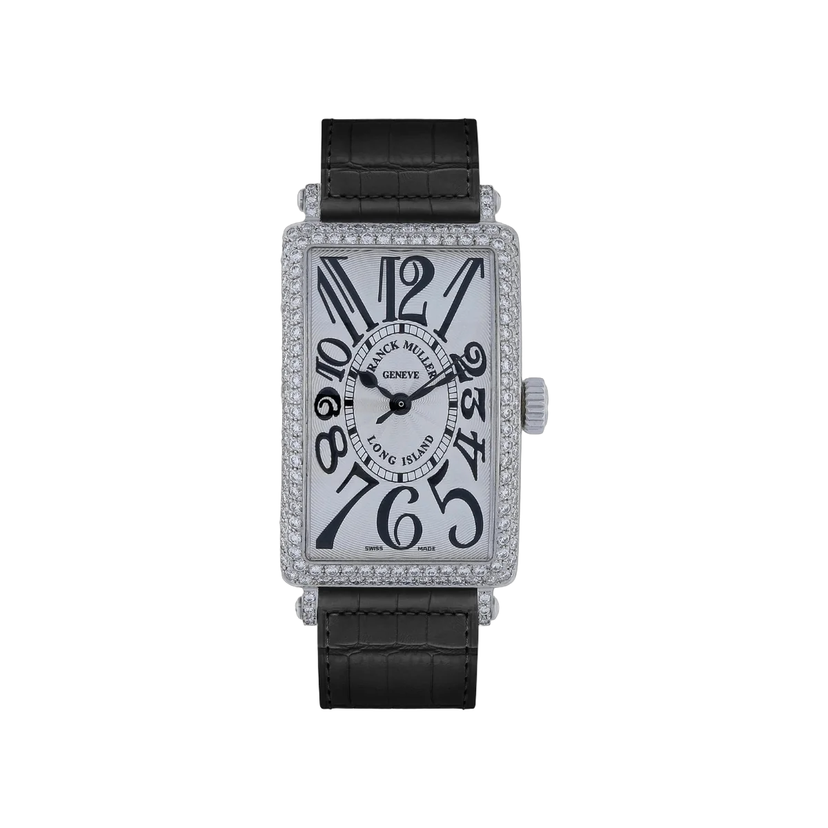 Franck Muller 1000 SC Long Eye Land 18K White Gold Diamond Bezel