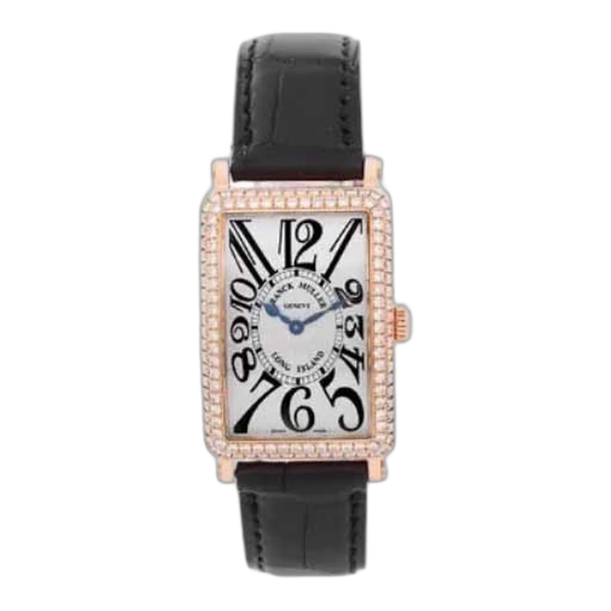 Franck Muller Long Island 43Mm X 30Mm 18K Rose Gold Diamond Ladies Watch