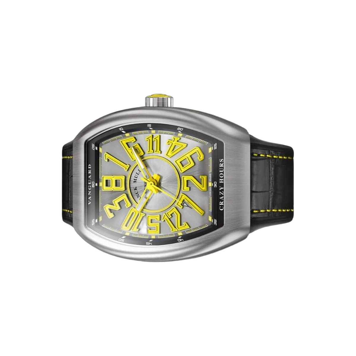 Franck Muller V 45 CH TT BR JA Vanguard Crazy Hours Yellow Numeral Dial Men’s Watch – additional product photo 2