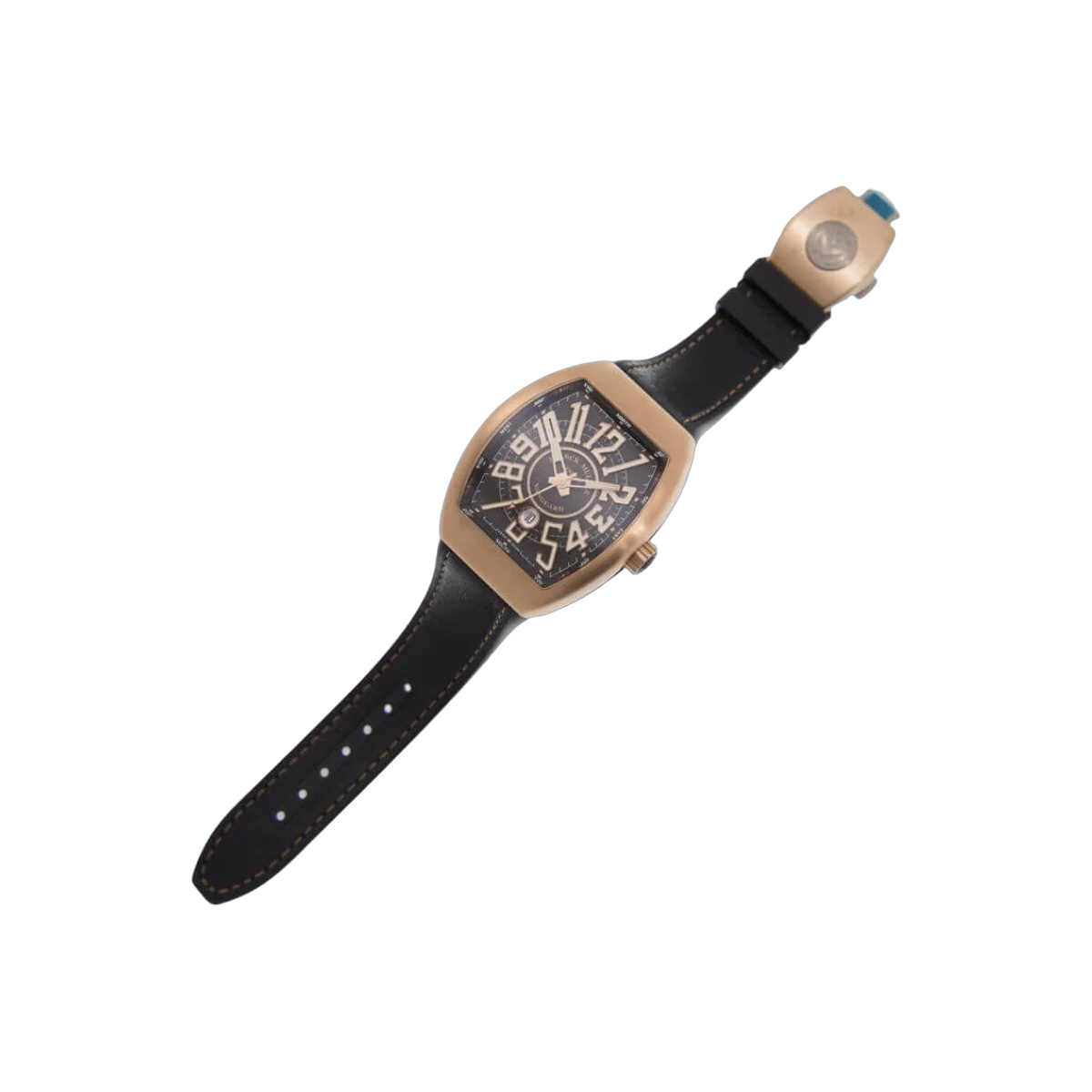 Franck Muller V 45 SC DT CIR BZ BR NR Vanguard Bronze Automatic Black Dial Men's Watch – additional product photo 3