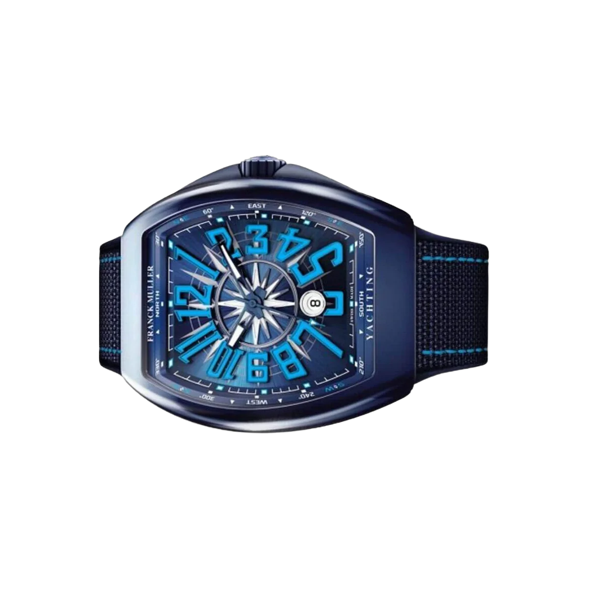 Franck Muller V 45 SC DT YACHT CR BL BL Vanguard Yachting Navy Blue – additional product photo 2