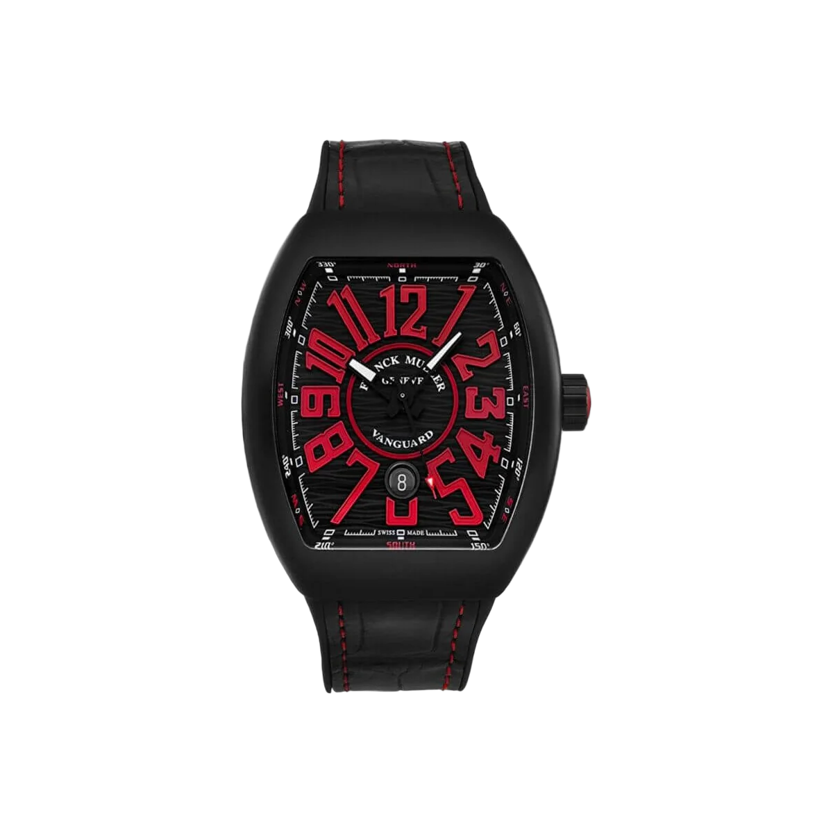 Franck Muller V45 SC DT TT NR BR AC NR Wristwatch Red Numerals