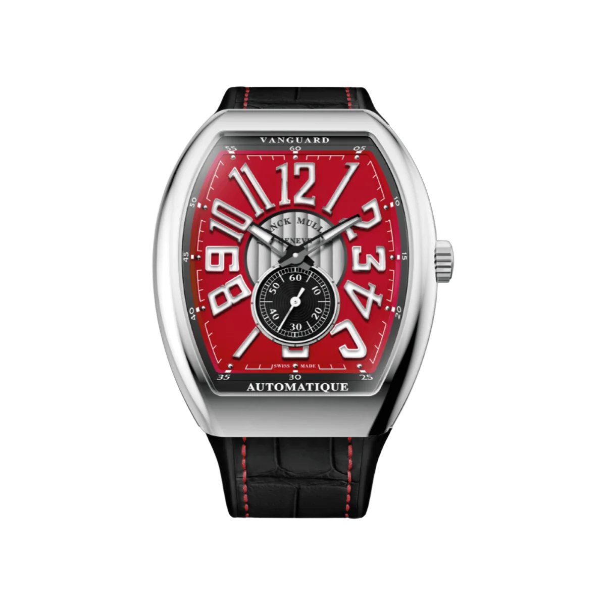 Franck Muller Vanguard Automatique Slim Vintage V 41 S S6 AT FO VIN AC RG 41mm Red Dial Mens Watch