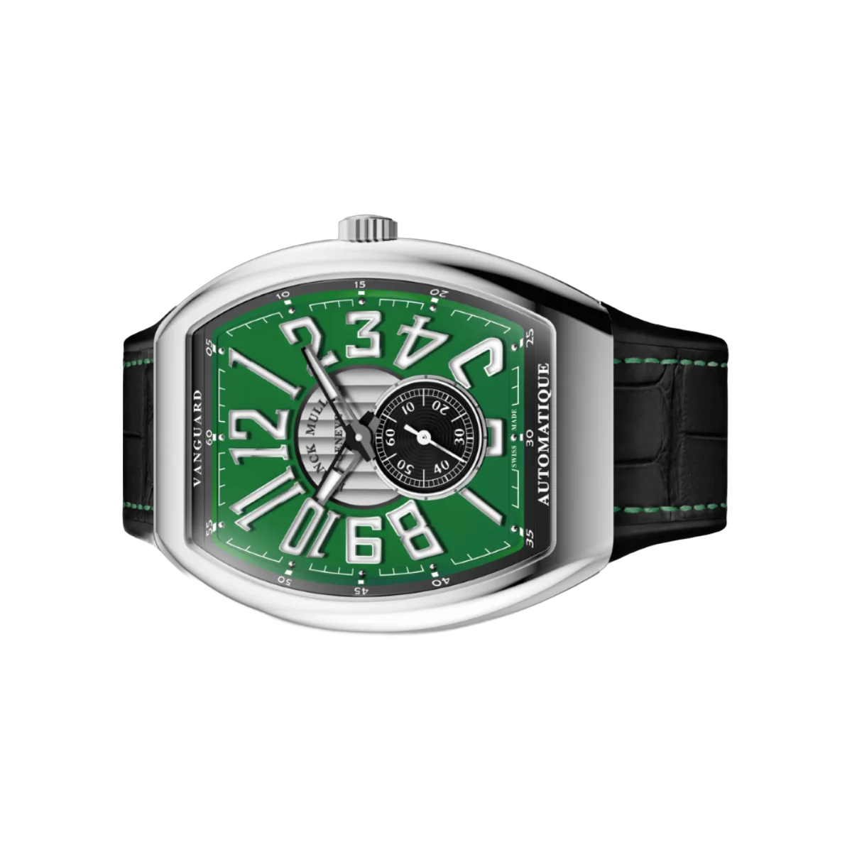 Franck Muller Vanguard Automatique Slim Vintage V 41 S S6 AT FO VIN AC VR 41mm Green Dial Mens Watch – additional product photo 2