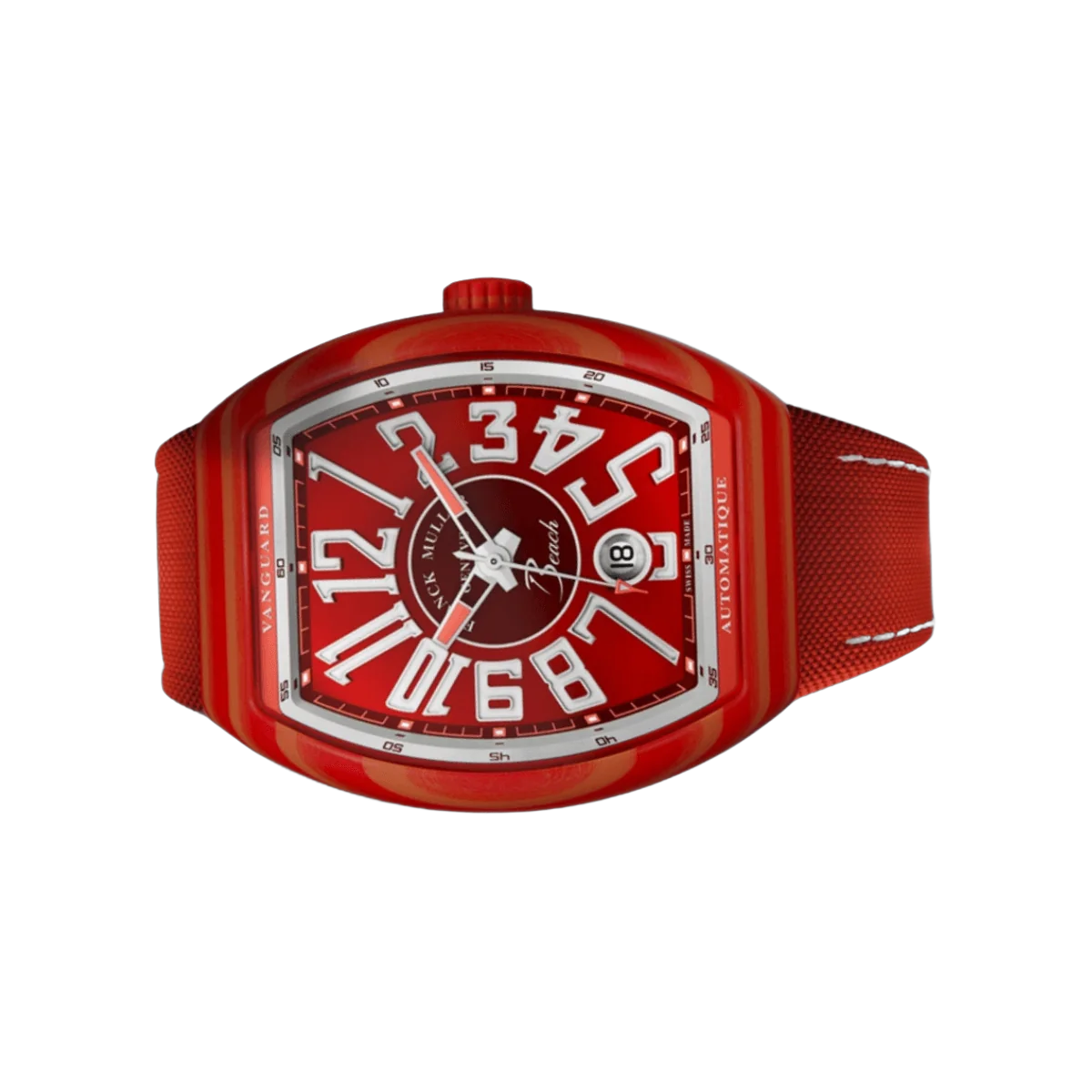 Franck Muller Vanguard Beach V 41 SC DT GF RGF BC Automatic 41mm Red Dial Mens Watch – additional product photo 3