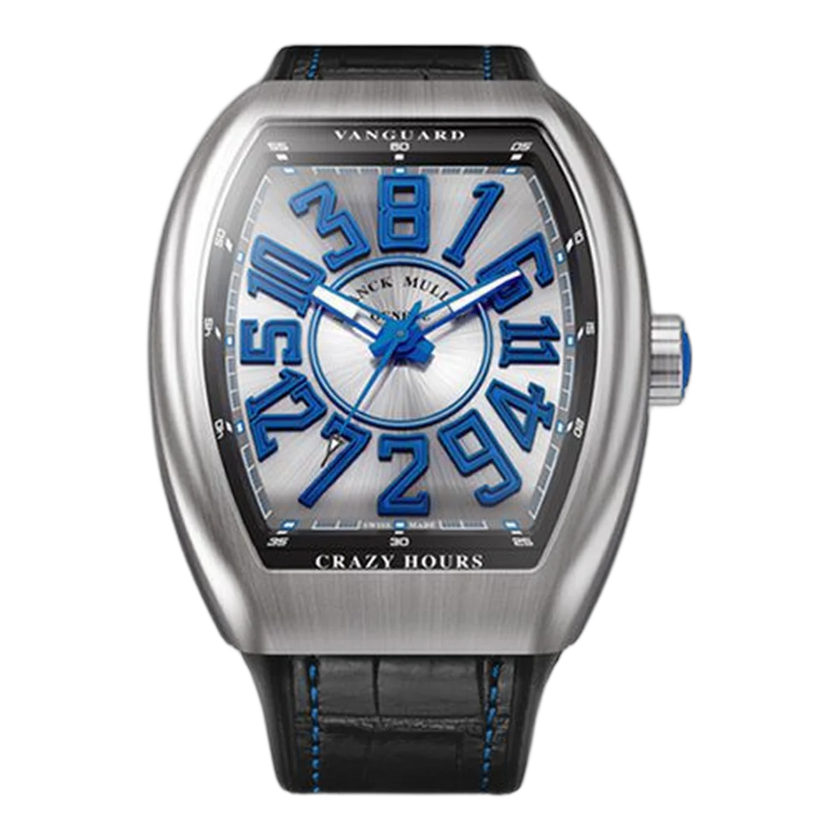 Franck Muller Vanguard Crazy Hours Blue Ref. V 45 Ch Ac Br Bl