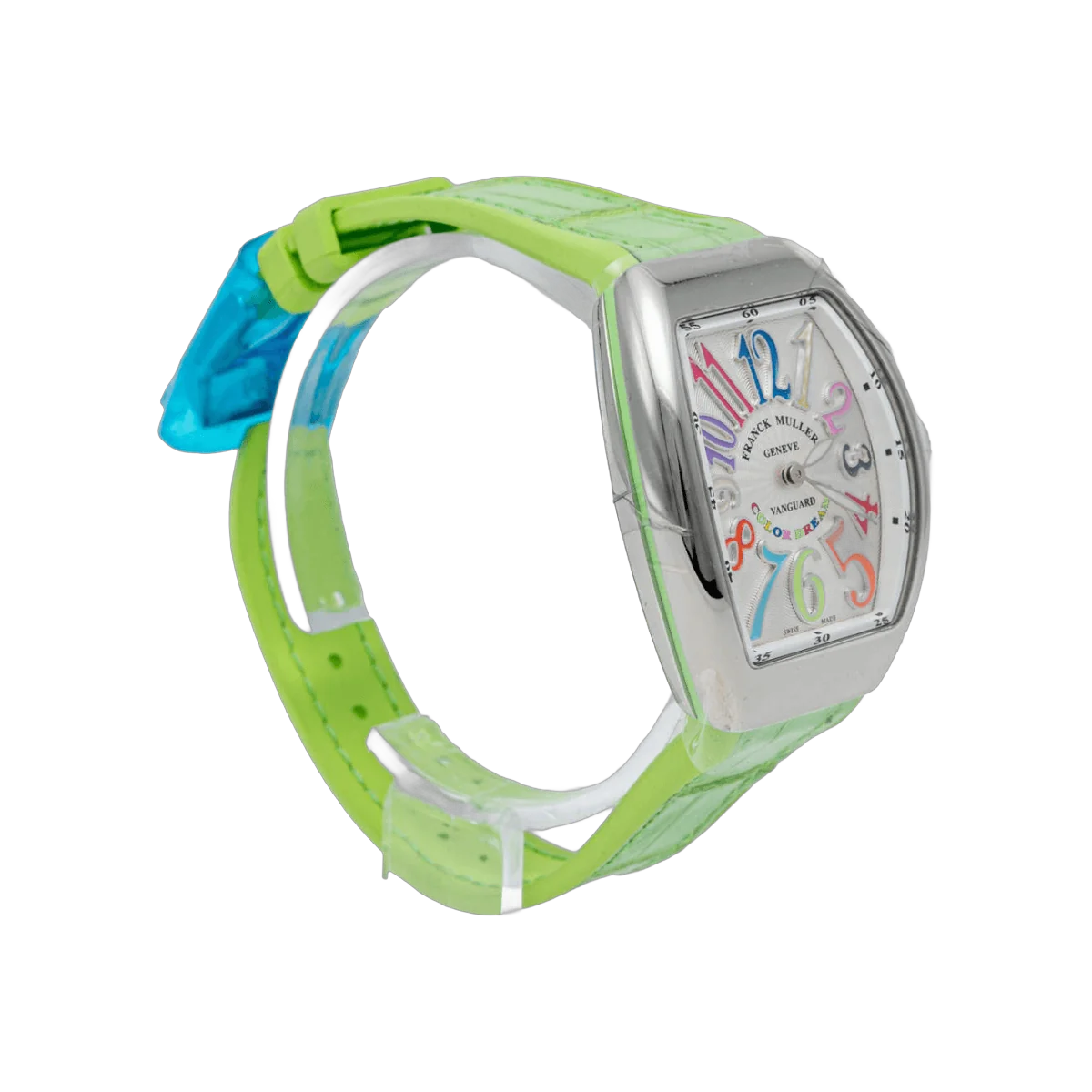Franck Muller Vanguard V 32 QZ COL DRM AC VE Master Of Complication Qyartz Green Strap Ladies Watch – additional product photo 3