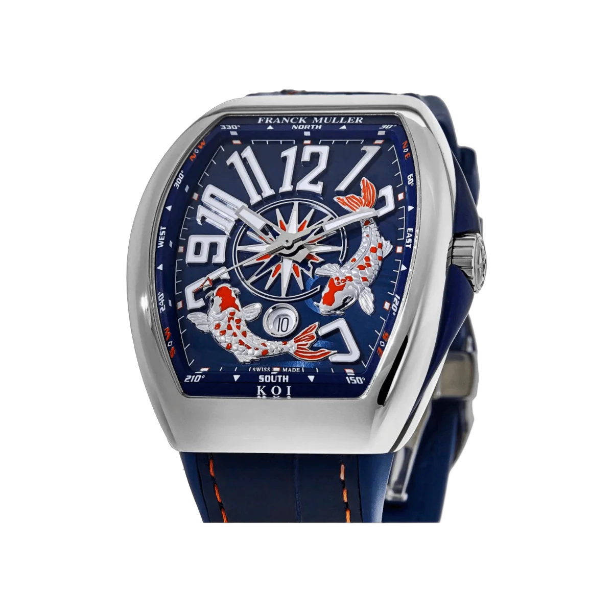 Franck Muller Vanguard V 41 YT SC DT AC BL Limited Edition KOI 45mm Blue Dial Unisex Watch – additional product photo 2