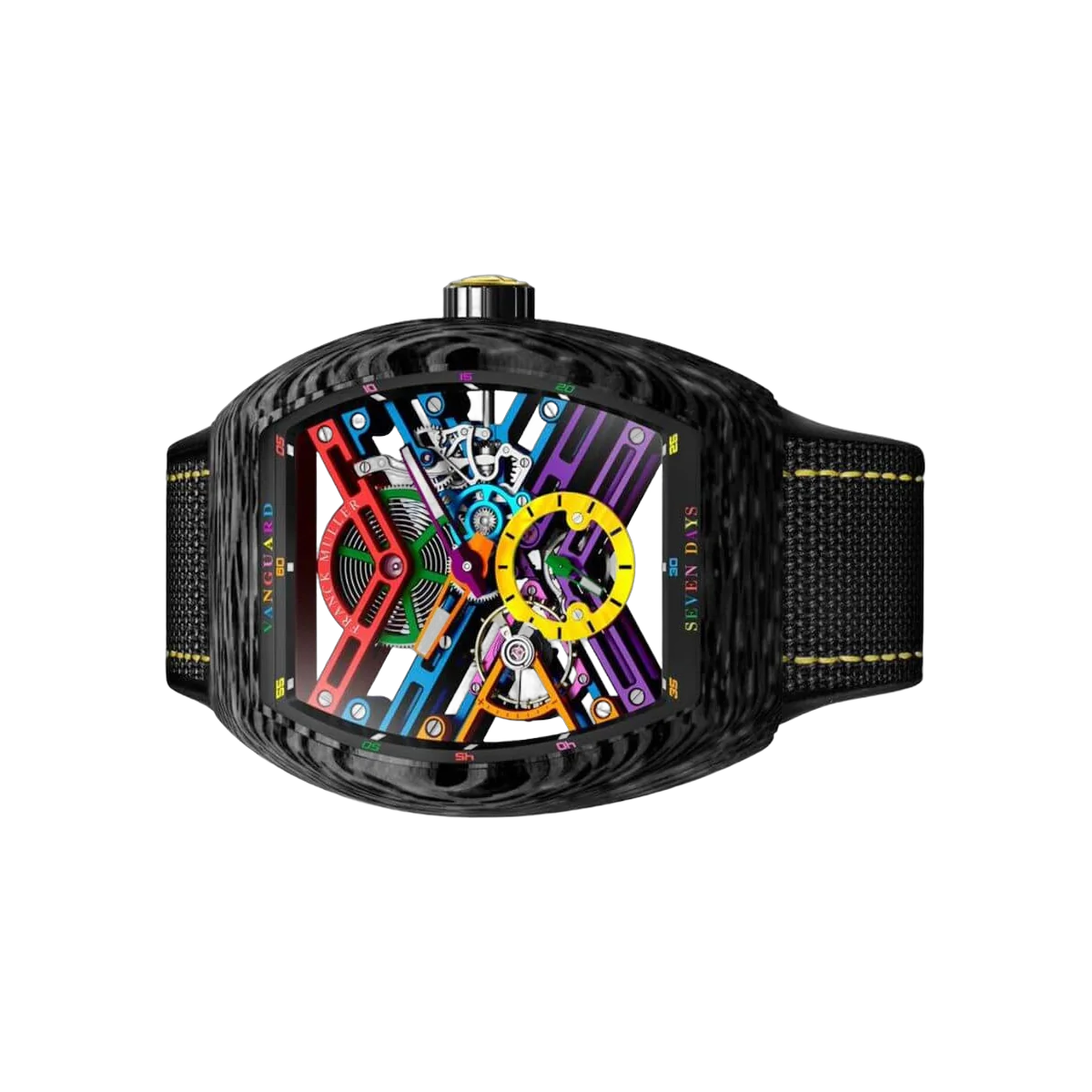 Franck Muller Vanguard V 45 S6 SQT COL DRM CARBONE NR Skeleton Dial – additional product photo 2