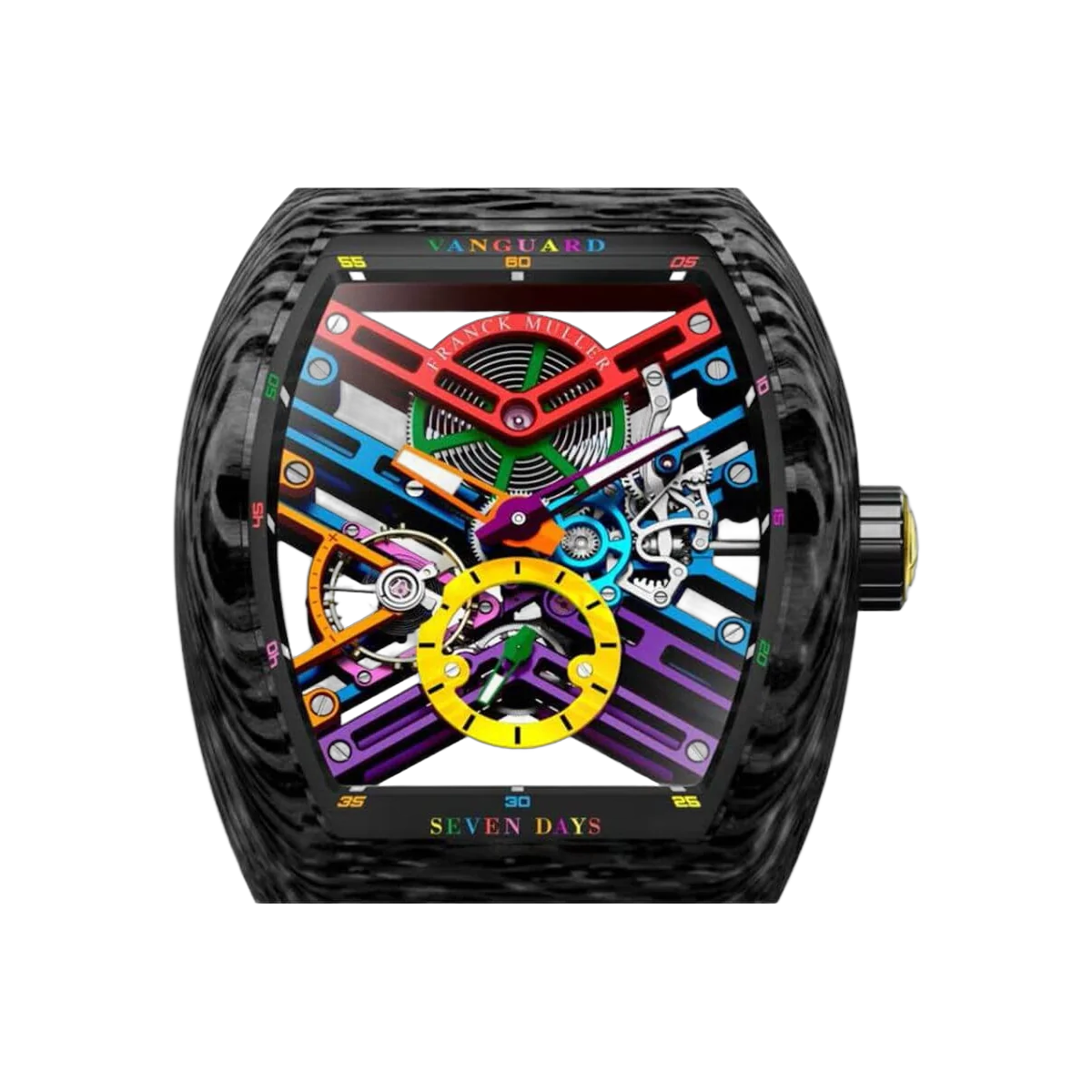 Franck Muller Vanguard V 45 S6 SQT COL DRM CARBONE NR Skeleton Dial – additional product photo 3