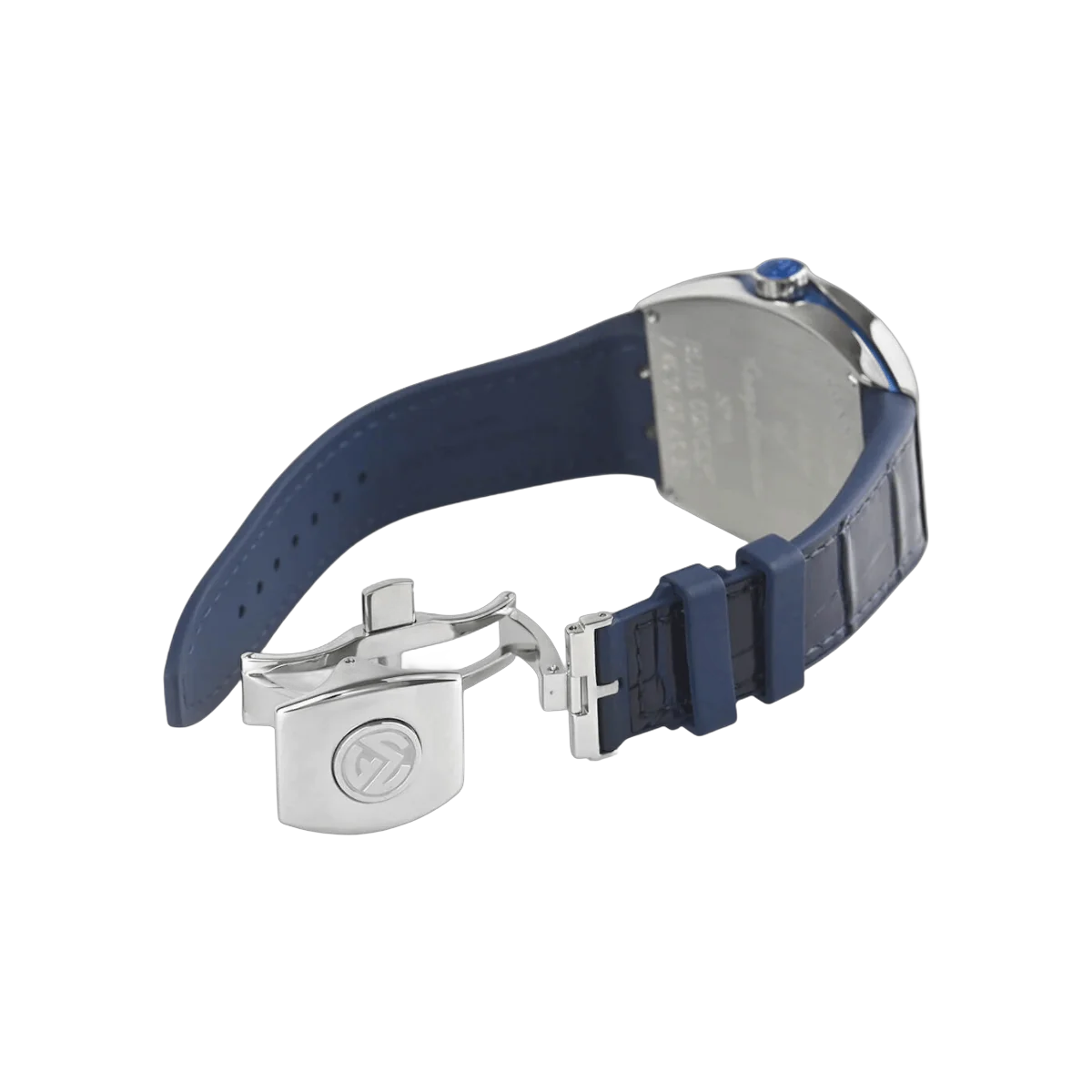 Franck Muller Vanguard V 45 SC DT AC BU Steel 45mm Blue Dial Mens Watch – additional product photo 2