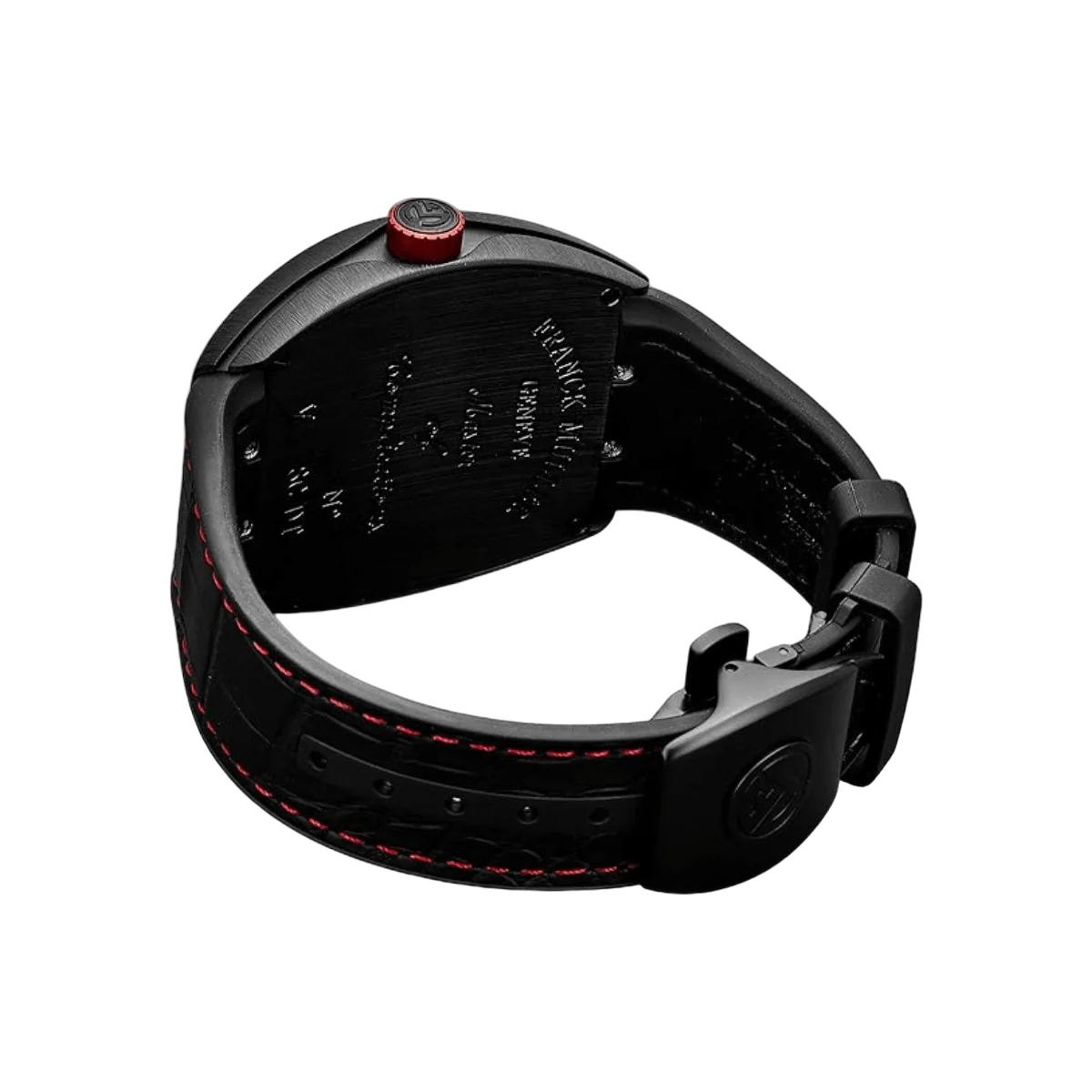 Franck Muller Vanguard V 45 SC DT TT NR BR NR Black Titanium red Numerals 45mm Black Dial Mens Watch – additional product photo 2