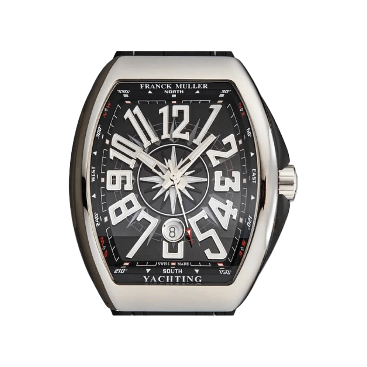 Franck Muller Vanguard V 45 SC DT YACHTING Steel 45mm Black Dial Mens Watch – additional product photo 3