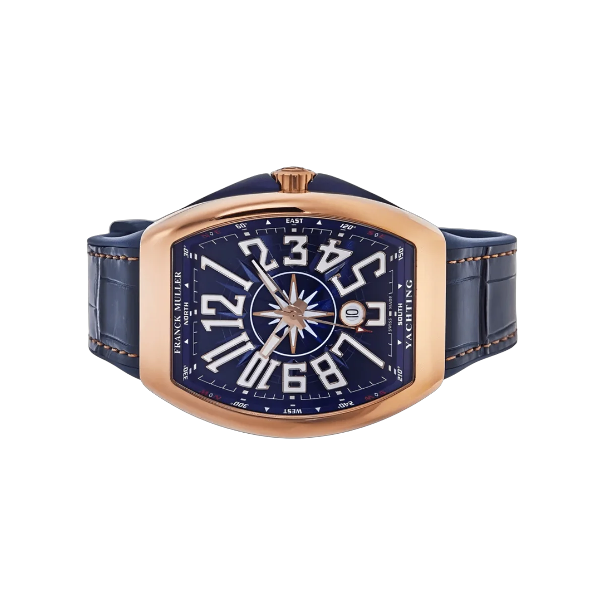 Franck Muller Vanguard V 45 SC DT5N BL Yachting 18K Rose Gold 45mm Blue Dial Men’s Watch – additional product photo 2