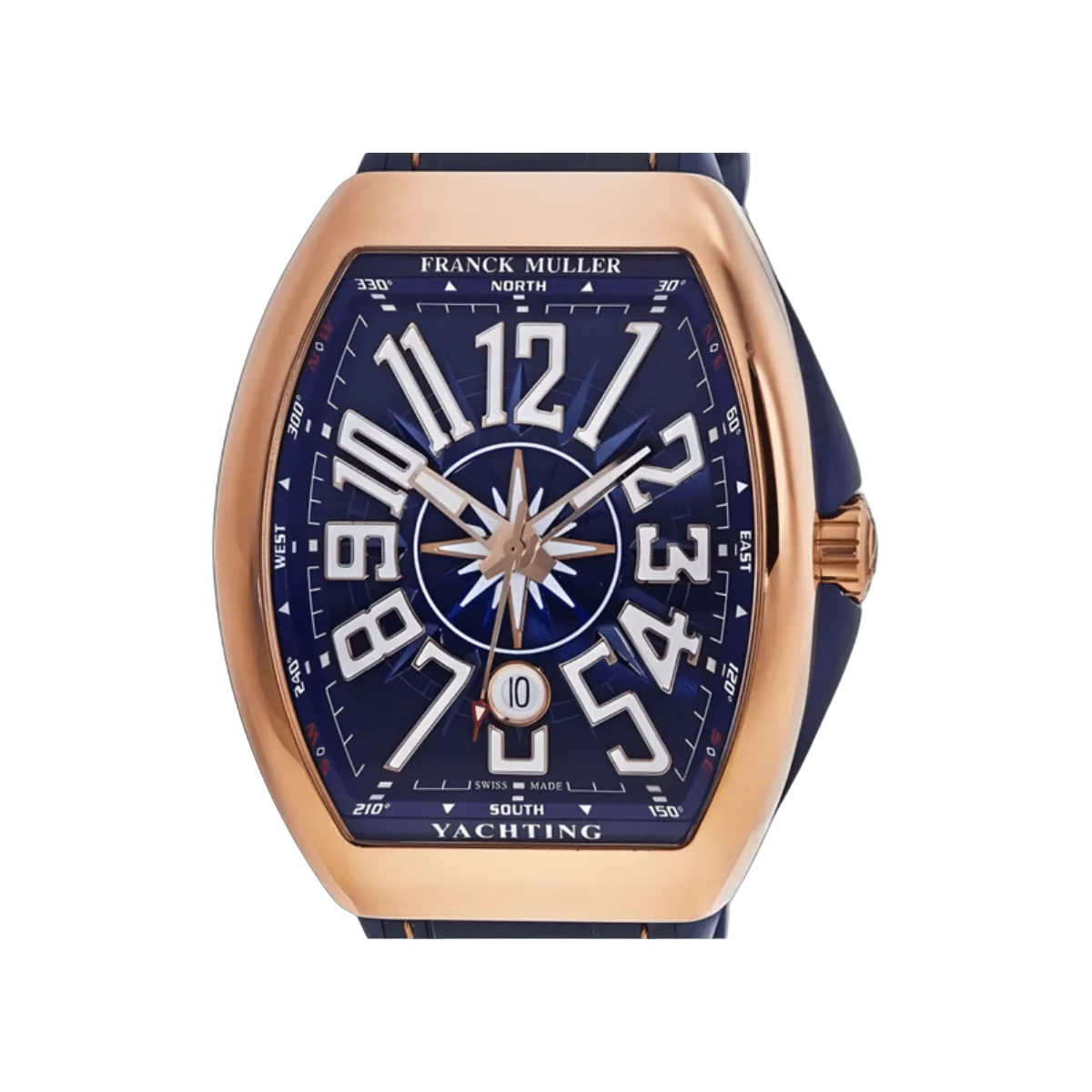 Franck Muller Vanguard V 45 SC DT5N BL Yachting 18K Rose Gold 45mm Blue Dial Men’s Watch – additional product photo 3