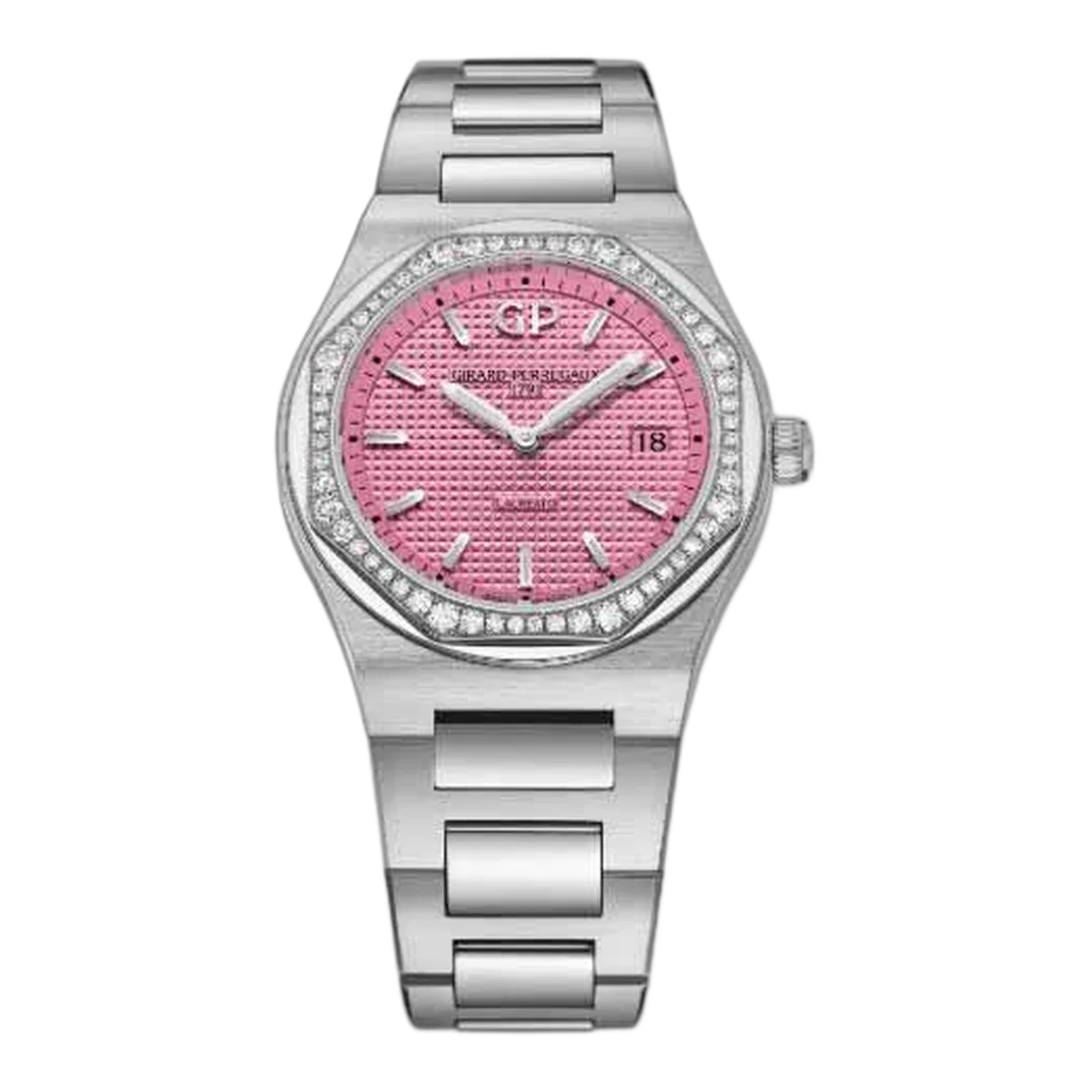 Girard Perregaux Laureato Summer Limited Edition 34Mm Stainless Steel Ladies Watch