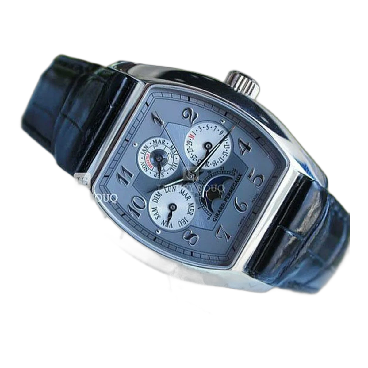 Girard Perregaux Richevelle Perpetual Calendar Platinum Men's Watch 27220.0.71.2742