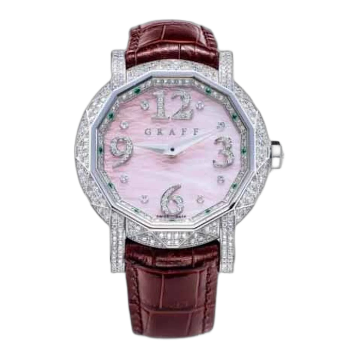 Graff Graffstar 38Mm 18K White Gold With Diamonds Men's Watch