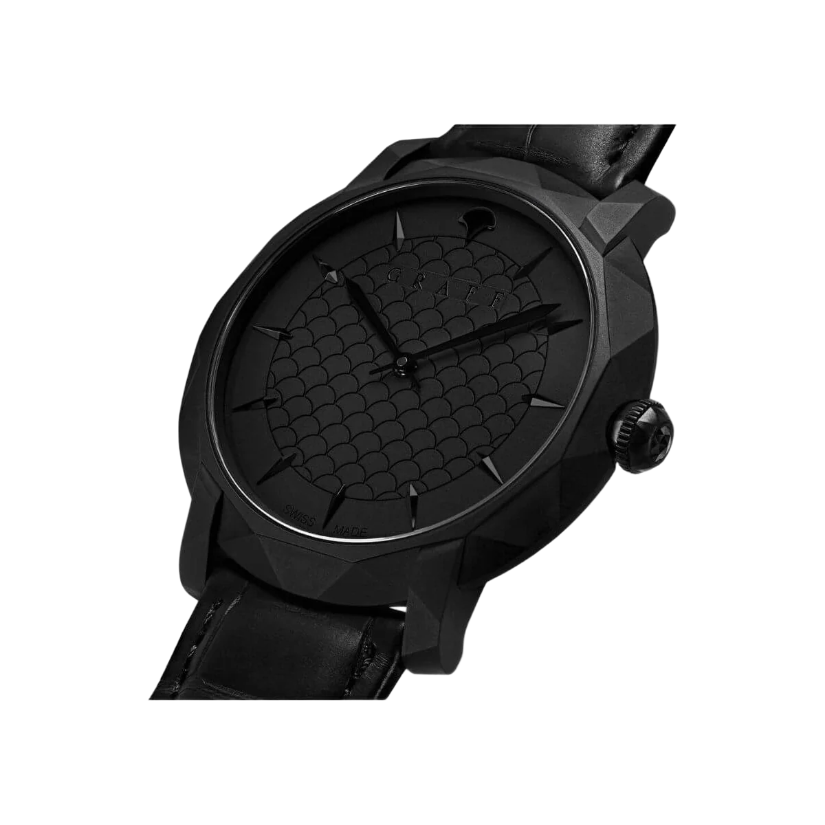 Graffstar Slim Eclipse GSU43DLCB Black Dlc 43Mm Titanium – additional product photo 5