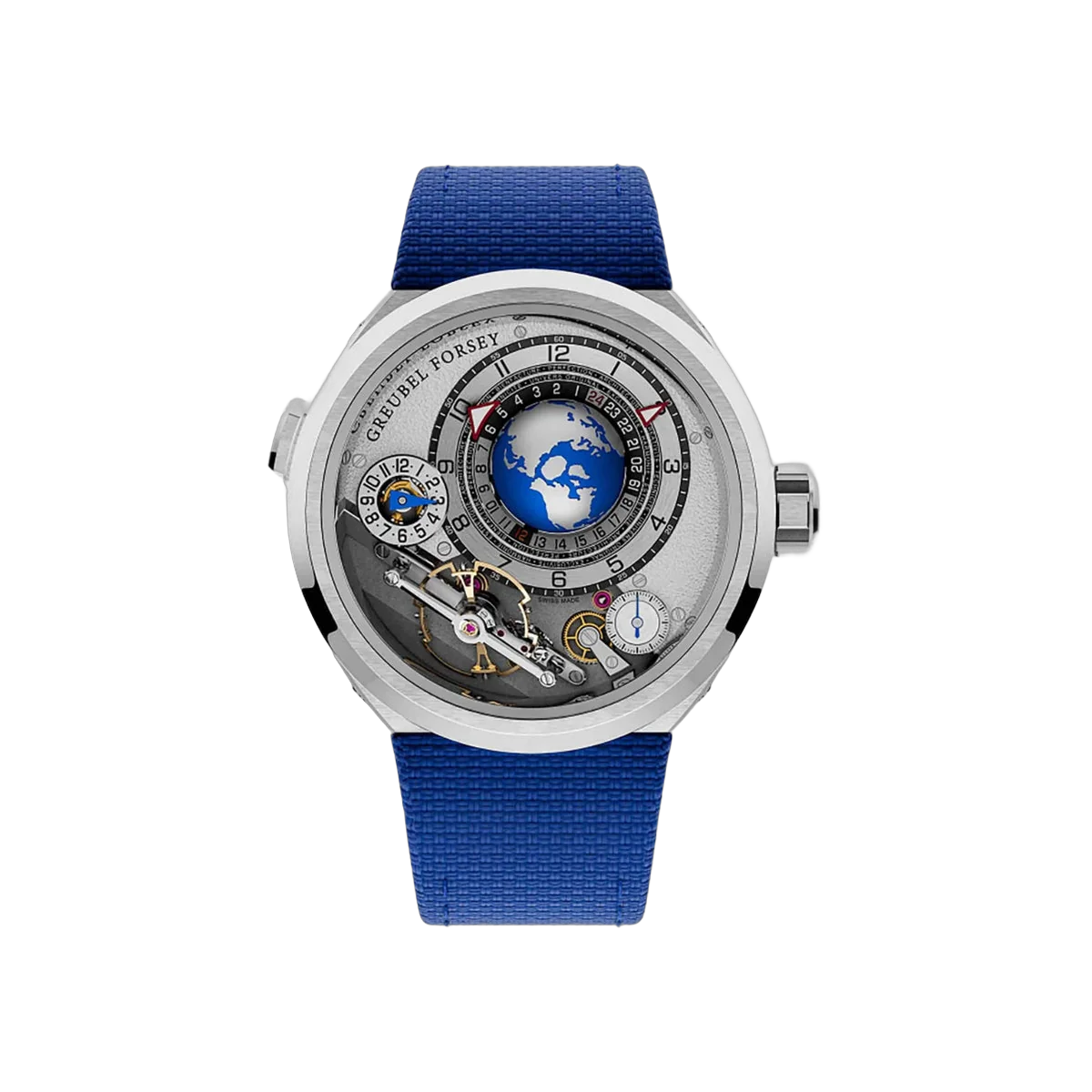 Greubel Forsey GMT Balancier Convexe GF05B/P0935 Titanium 46.5mm Gray Dial Men's Watch