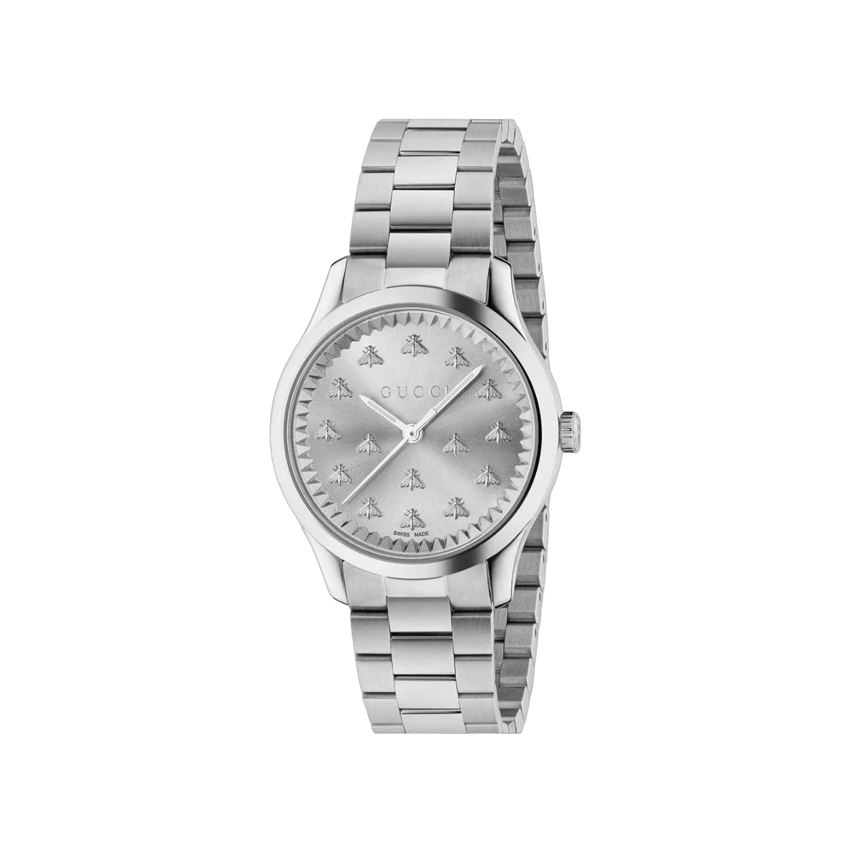 Gucci G-Timeless YA1265031 32mm MultiBees Index Grey Dial